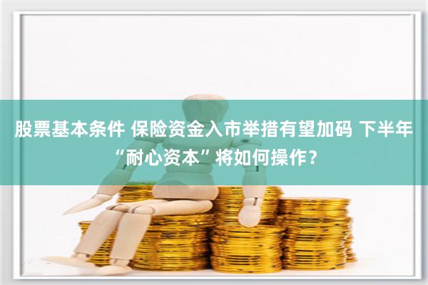 股票基本条件 保险资金入市举措有望加码 下半年“耐心资本”将如何操作？