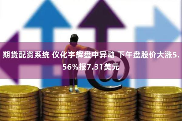 期货配资系统 仪化宇辉盘中异动 下午盘股价大涨5.56%报7.31美元